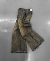 Threebooy Oversized Stripes Retro Distressed Baggy Jeans Women High Waist Straight New Y2k Jeans Casual Gothic Men Denim Pants Streetwear